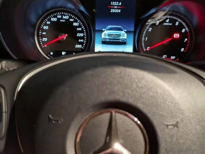 仪表盘-闲置京牌车长租：5000 元/月 奔驰C200L 5座 汽油小轿车 尾号1 