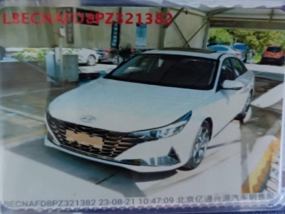 鲸牌链-京牌车长租平台-闲置京牌车长租：3500 元/月 现代伊兰特精英版 5座 汽油小轿车 尾号8 