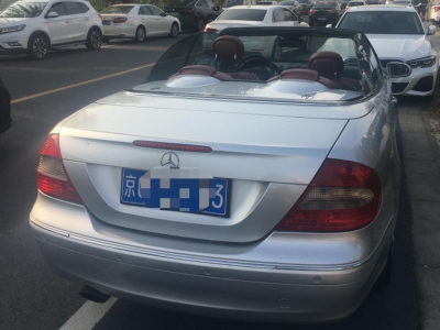 鲸牌链-京牌车长租平台-闲置京牌车长租：3000 元/月 奔驰银色CLK敞篷车 4座 汽油小轿车 尾号3 