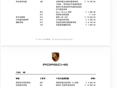 鲸牌链-京牌车长租平台-闲置京牌车长租：9800 元/月 保时捷Macan EV 2026款长续航版 5座 纯电SUV 尾号8 