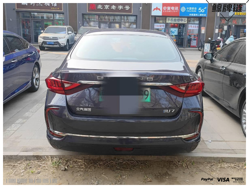 鲸牌链-京牌车长租-闲置京牌车长租：4000 元/月 北汽EU7逸潮 5座 纯电小轿车 尾号9 
