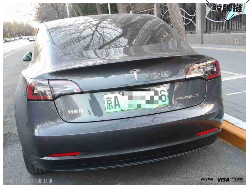 鲸牌链-京牌车长租平台-闲置京牌车长租：4500 元/月 特斯拉model3 5座 纯电小轿车 尾号6 
