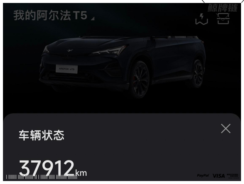鲸牌链-京牌车长租平台-闲置京牌车长租：4500 元/月 北汽极狐阿尔法T5pro 5座 纯电SUV 尾号1 