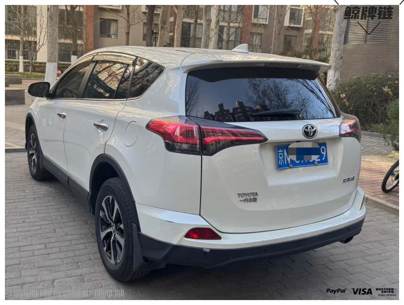 鲸牌链-京牌车长租平台-闲置京牌车长租：3000 元/月 丰田RAV4 5座 汽油小轿车 尾号9 