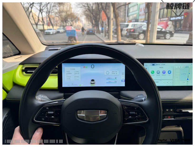 鲸牌链-京牌车长租平台-闲置京牌车长租：2600 元/月 吉利几何e萤火虫 霹雳虎版 5座 纯电小轿车 尾号1 