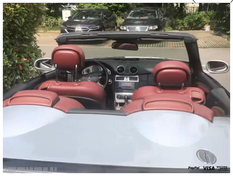 鲸牌链-京牌车长租平台-闲置京牌车长租：2500 元/月 奔驰银色CLK敞篷车 4座 汽油小轿车 尾号3 