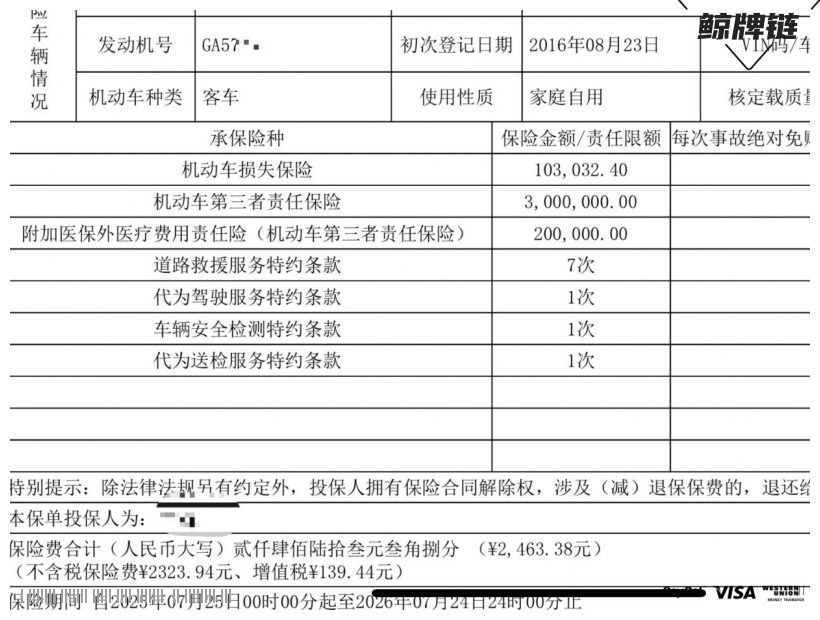 鲸牌链-京牌车长租平台-闲置京牌车长租：2800 元/月 福特锐界2016款四驱顶配 7座 汽油SUV 尾号7 