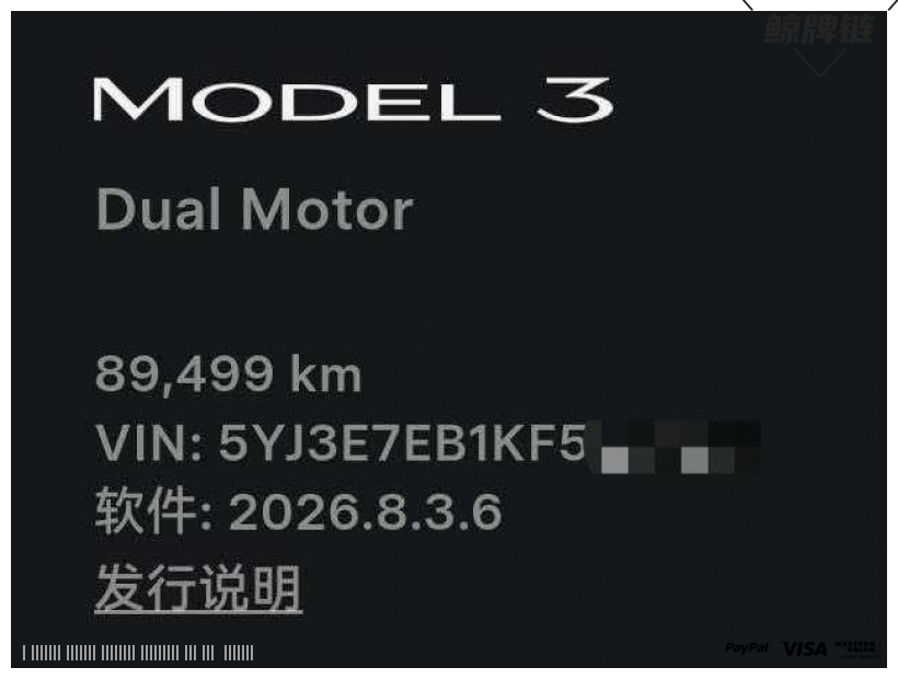 鲸牌链-京牌车长租平台-闲置京牌车长租：3500 元/月 特斯拉model3 四驱长续航 5座 纯电小轿车 尾号2 