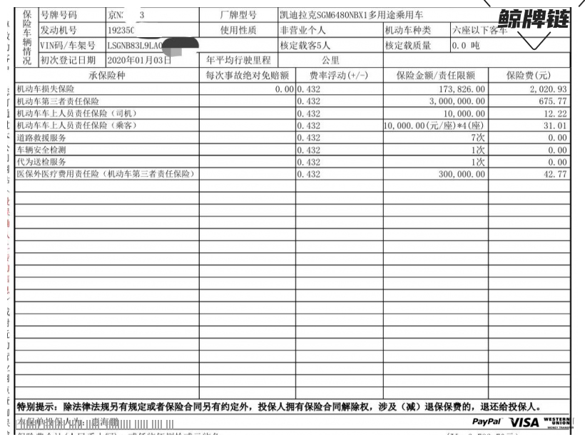 鲸牌链-京牌车长租平台-闲置京牌车长租：4000 元/月 凯迪拉克XT5 5座 汽油SUV 尾号3 
