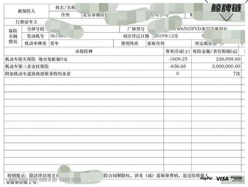 鲸牌链-京牌车长租平台-闲置京牌车长租：3500 元/月 大众途昂旗舰380 7座 汽油小轿车 尾号8 