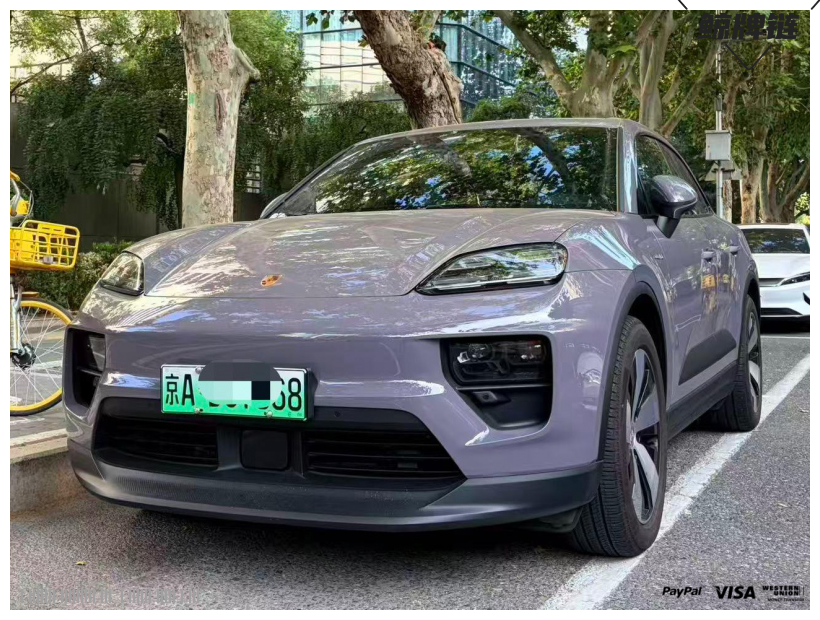 鲸牌链-京牌车长租平台-闲置京牌车长租：9800 元/月 保时捷Macan EV 2026款长续航版 5座 纯电SUV 尾号8 